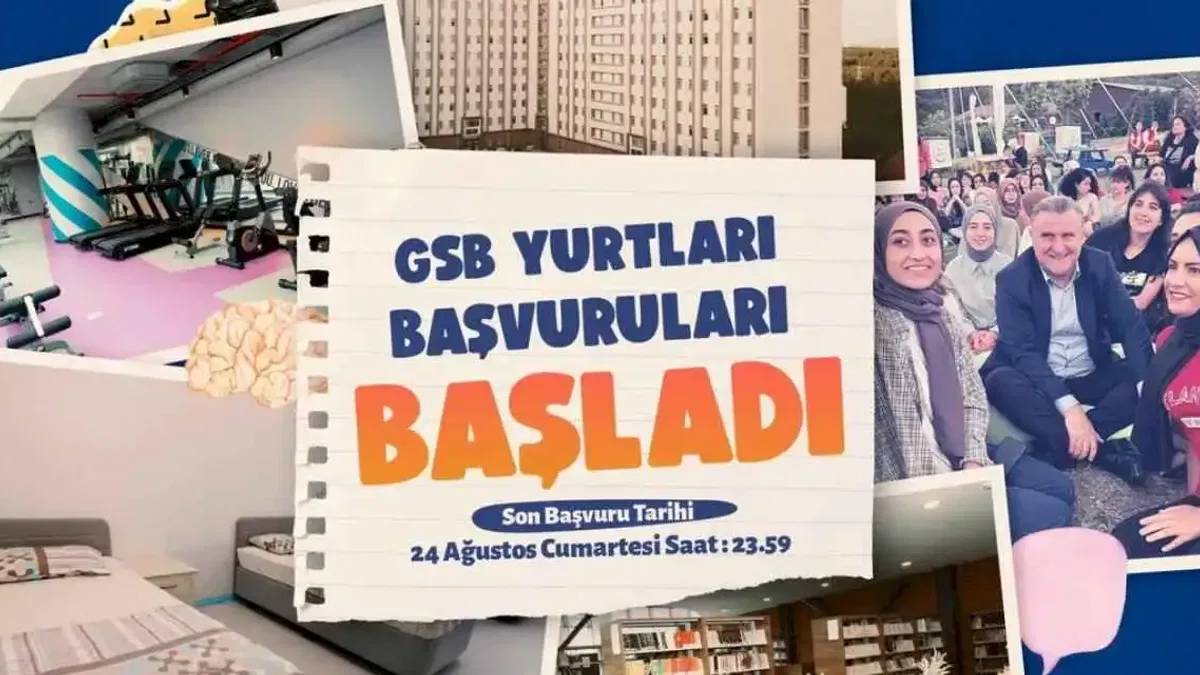 Bakan Bak duyurdu... Yurt başvuruları başladı