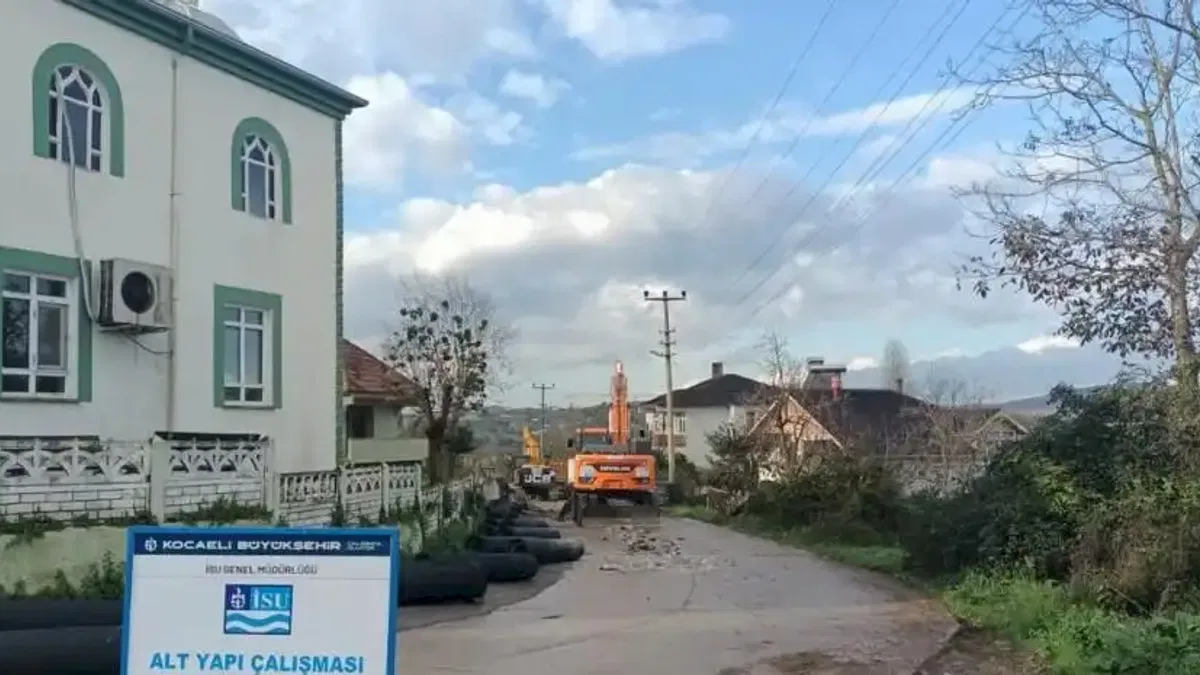 Kandıra'nın altyapı İSU ile geleceğe hazırlanıyor