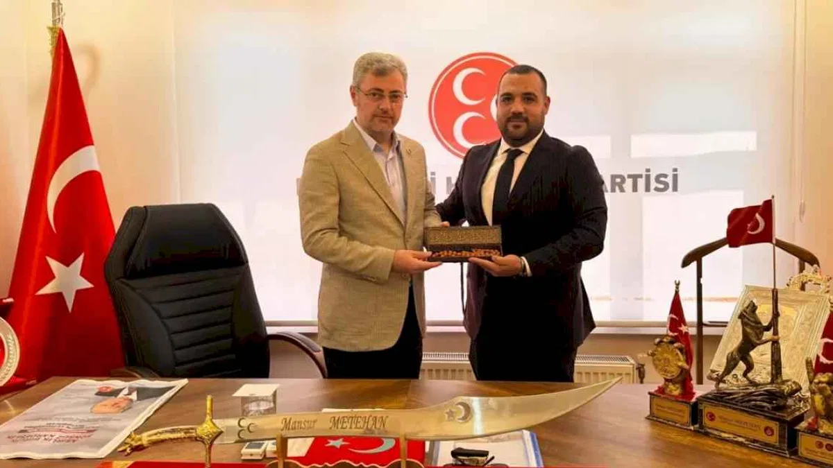 Milliyetçi iş insanı Şahinkanat’tan Başkan Metehan’a ziyaret