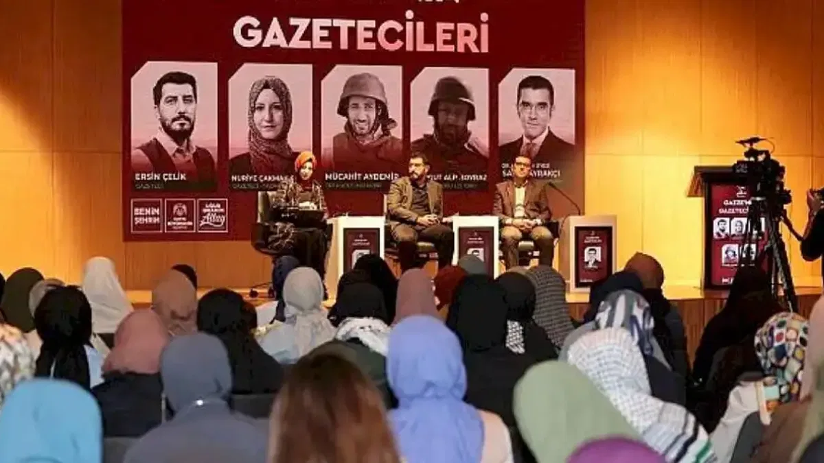 Konya Büyükşehir Çatısı Altındaki Kudüs Çalışma Grubu "Gazze'nin Gazetecileri" Konferansı Düzenledi