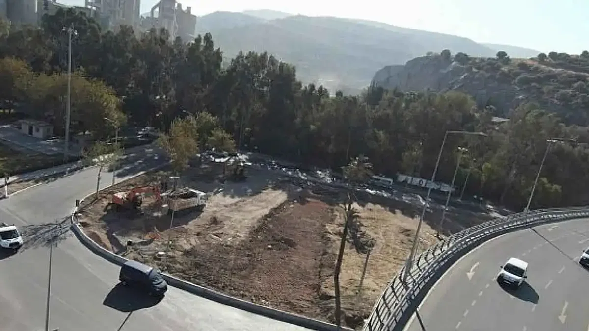 Büyükşehir'den otogar önüne estetik dokunuş