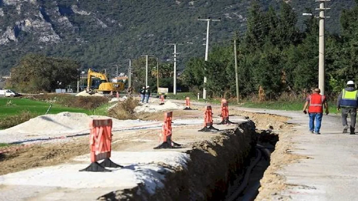 Muğla Büyükşehir'den altyapı atılımı