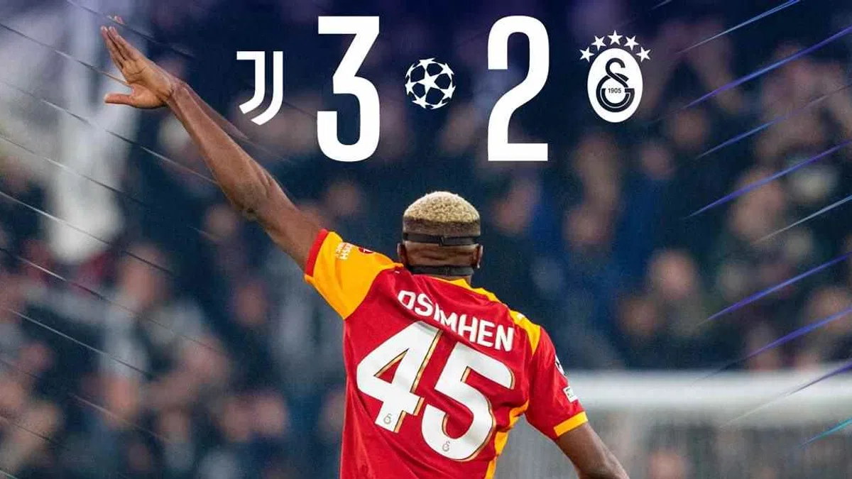 Juventus 3- 2 Galatasaray (Maç Sonucu) Aslan turu uzatmalarda geçti!