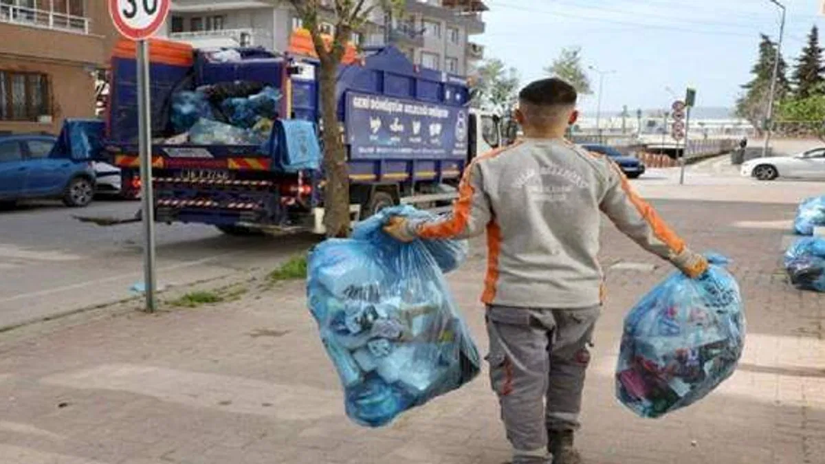 İnegöl'de 4 yılda 31 bin ton atıkla gelecek kurtuldu