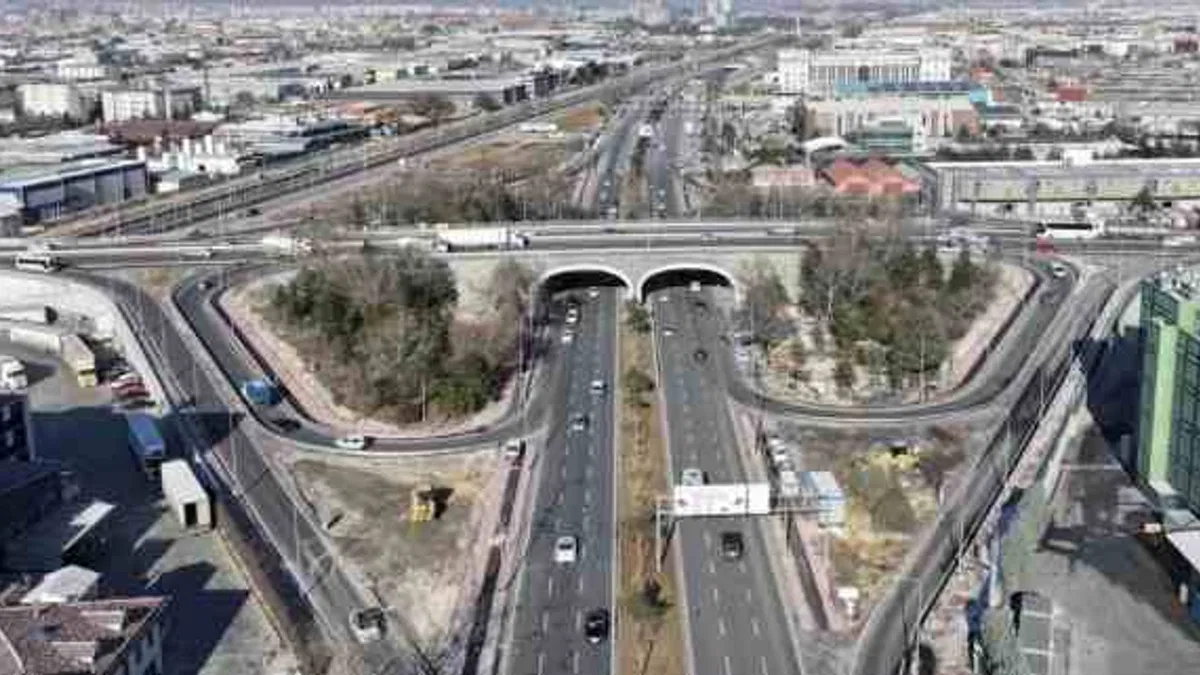 Konya'da Marangozlar Kavşağı faaliyette