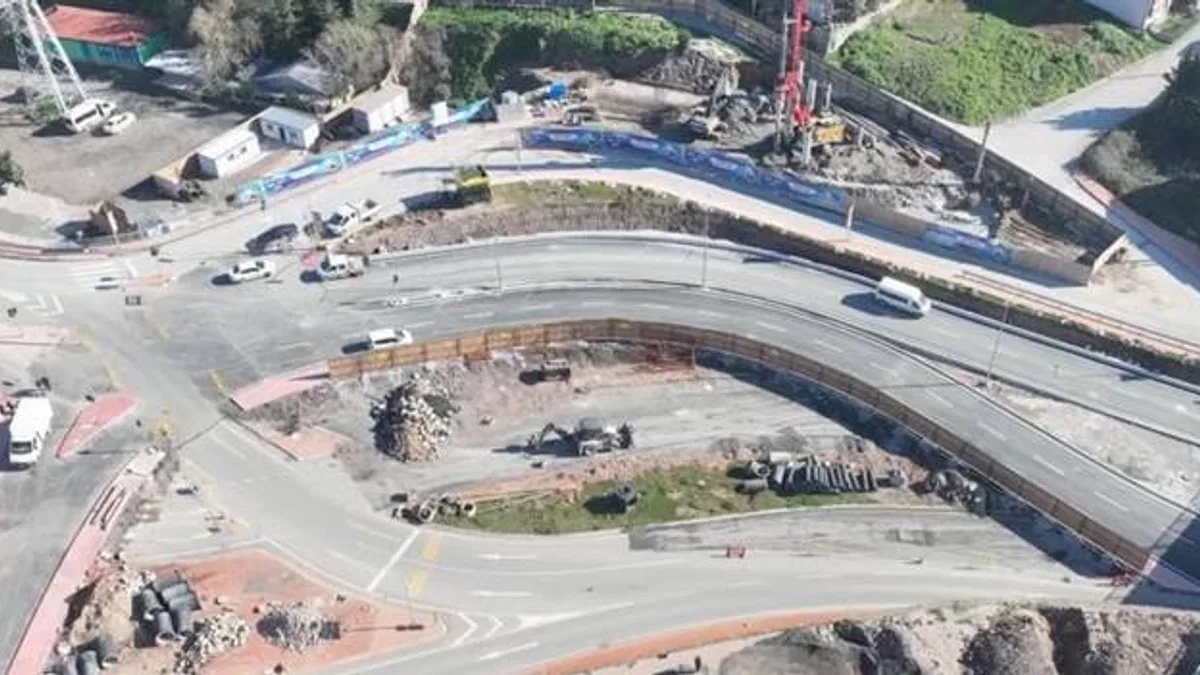 Kocaeli'de Kaşkaldere bağlantı yolu trafiğe açıldı