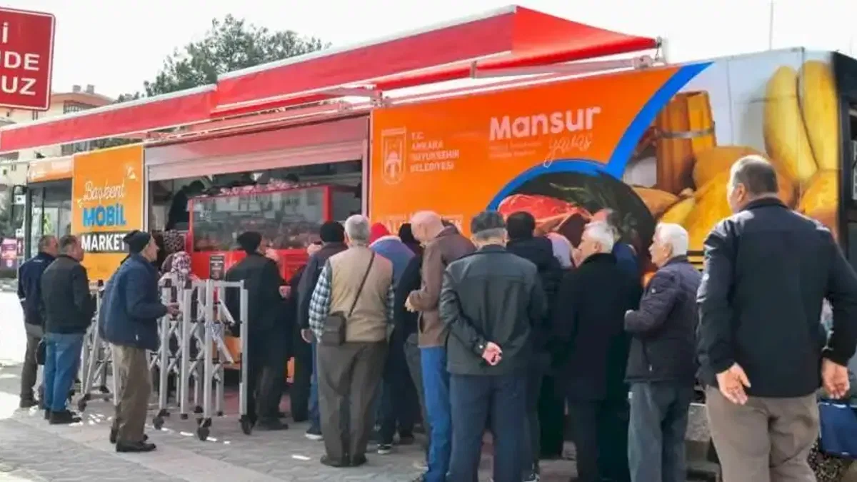 Başkent Mobil Market İle Et Satışı İlçe İlçe Devam Ediyor