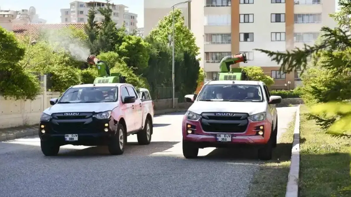 Ankara’da yaz boyu ilaçlama çalışmaları sürüyor