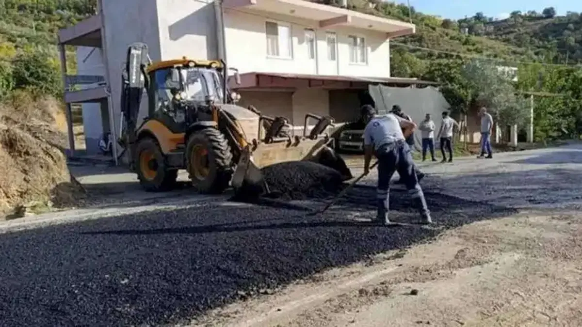 Alanya’nın kırsal yolları kışa hazırlanıyor