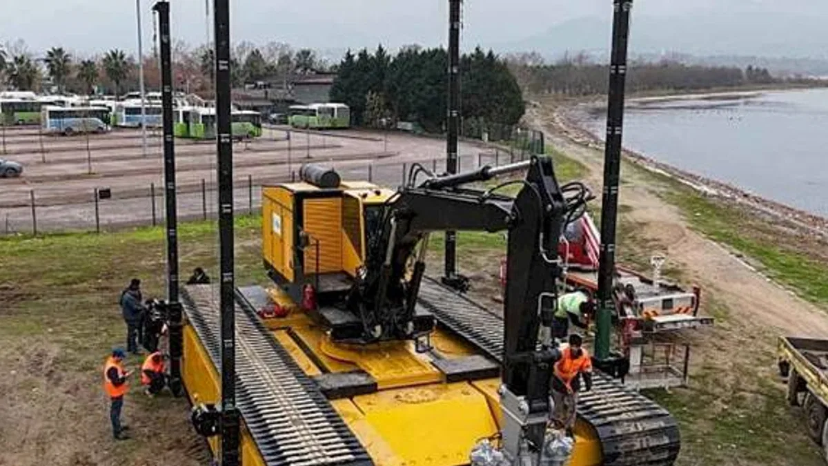 Körfez'in temizliği için yüksek kapasiteli amfibi araç alındı; Körfez'in temizliği için takviye güç