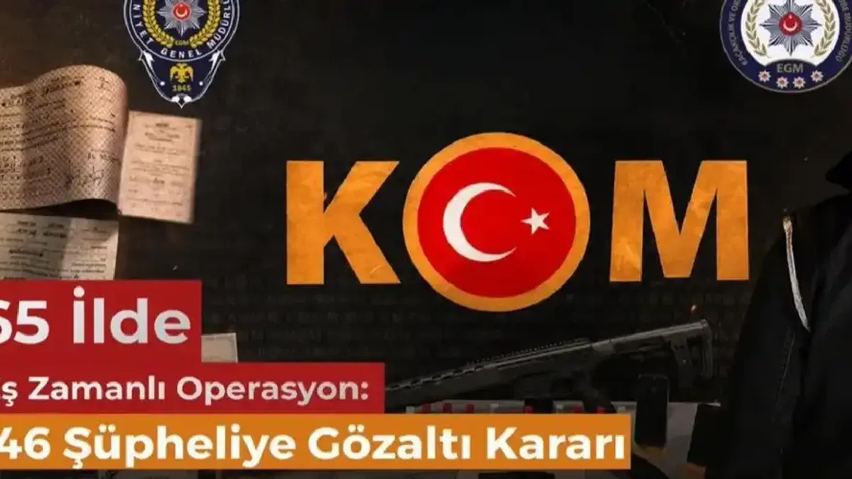 65 ilde eş zamanlı mali suç operasyonu