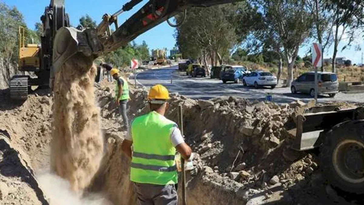 Bodrum’daki arızalı içme suyu hatları yenileniyor
