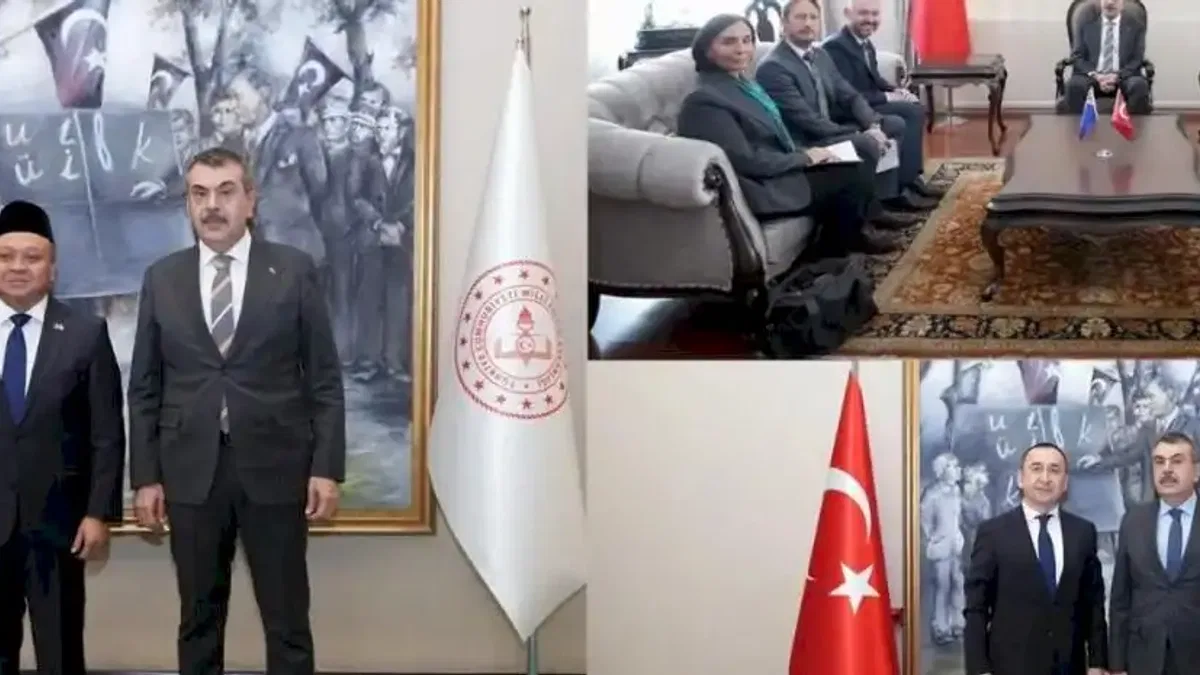 Üç ülkenin Ankara büyükelçileri MEB'de