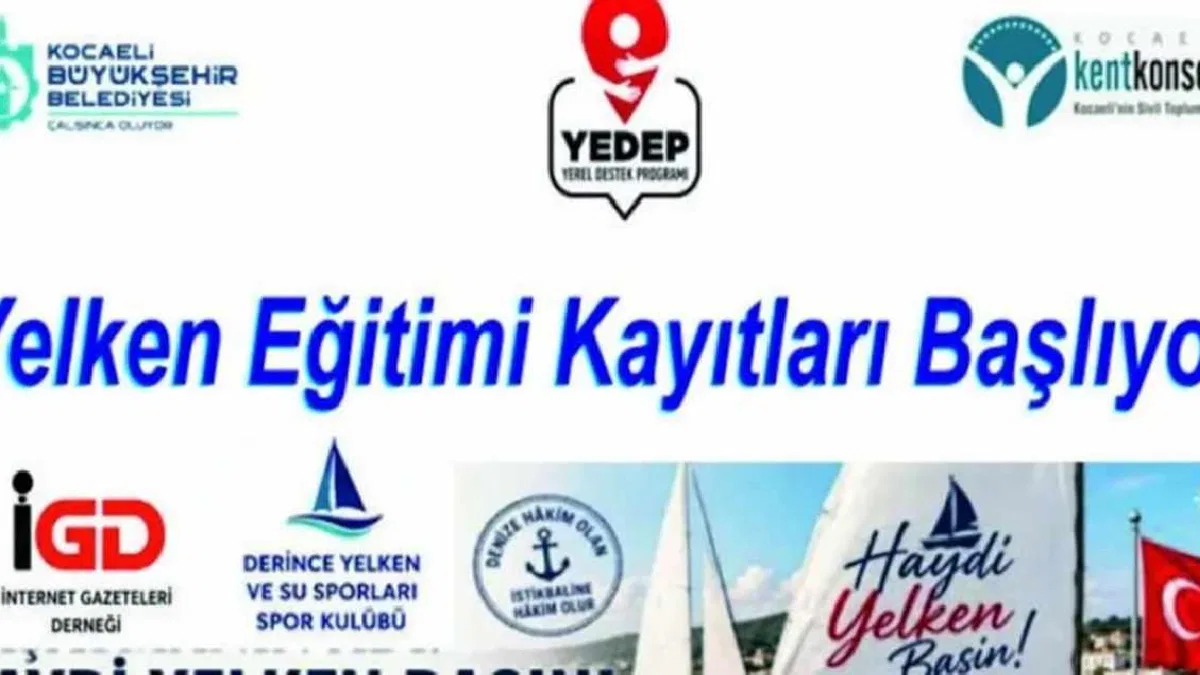 Türkiye'de bir ilk hayata geçiyor... 'Haydi Yelken Basın!' için kayıtlar başlıyor