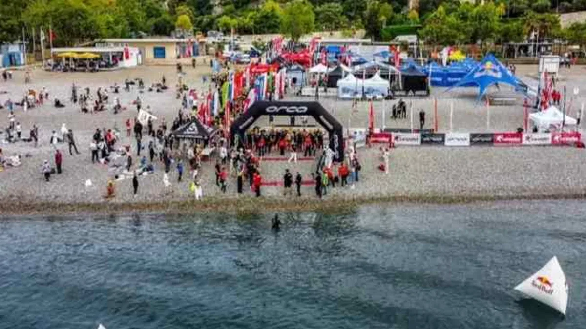Antalya’da 21 ülkeden 750 sporcu kulaç attı