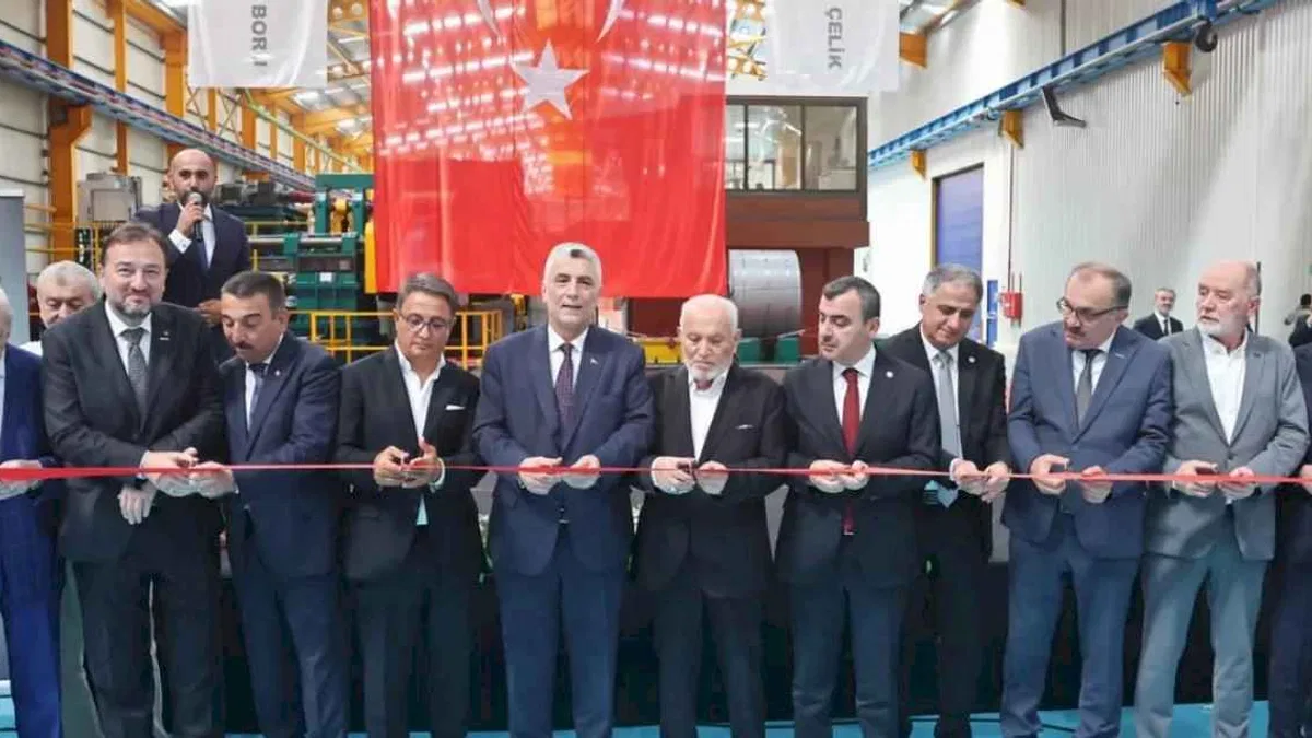 Zonguldak'ta boru asitleme fabrikası açıldı