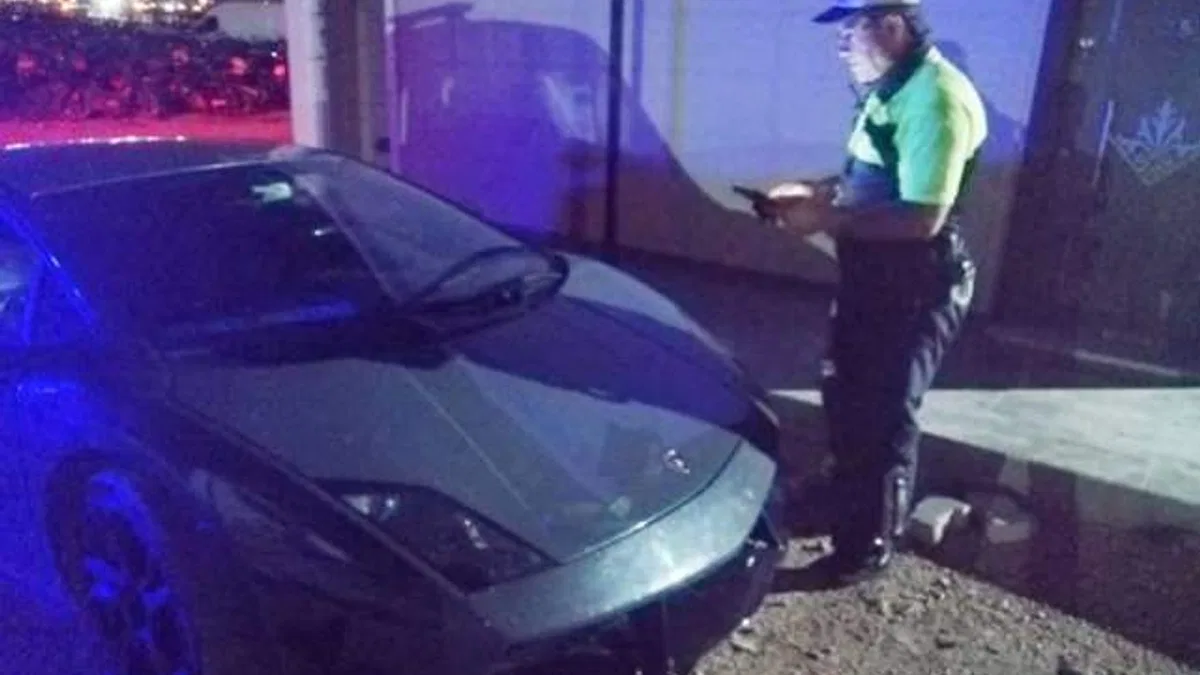 Lüks otomobiliyle drift yaptı, 9 bin 291 lira ceza yedi
