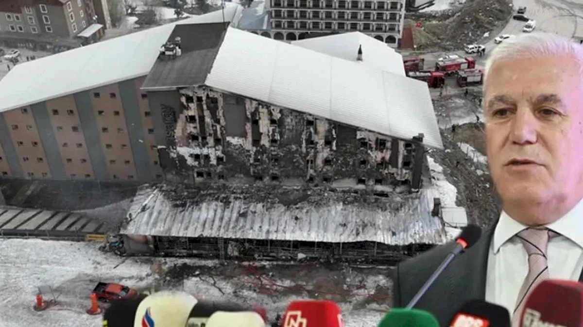 Başkan Bozbey Uludağ'daki otel yangınını değerlendirdi: Sezondan sonra olması faciayı önledi!