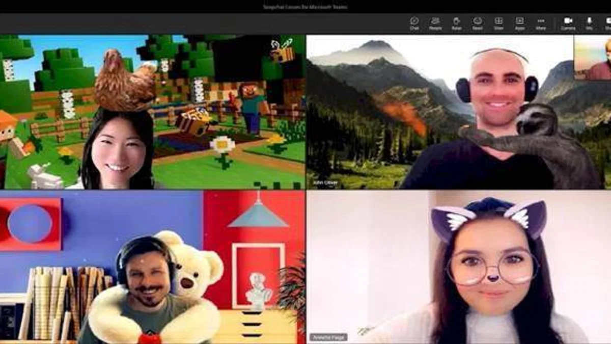 Microsoft Teams İçin Snapchat AR Lensleri Geldi