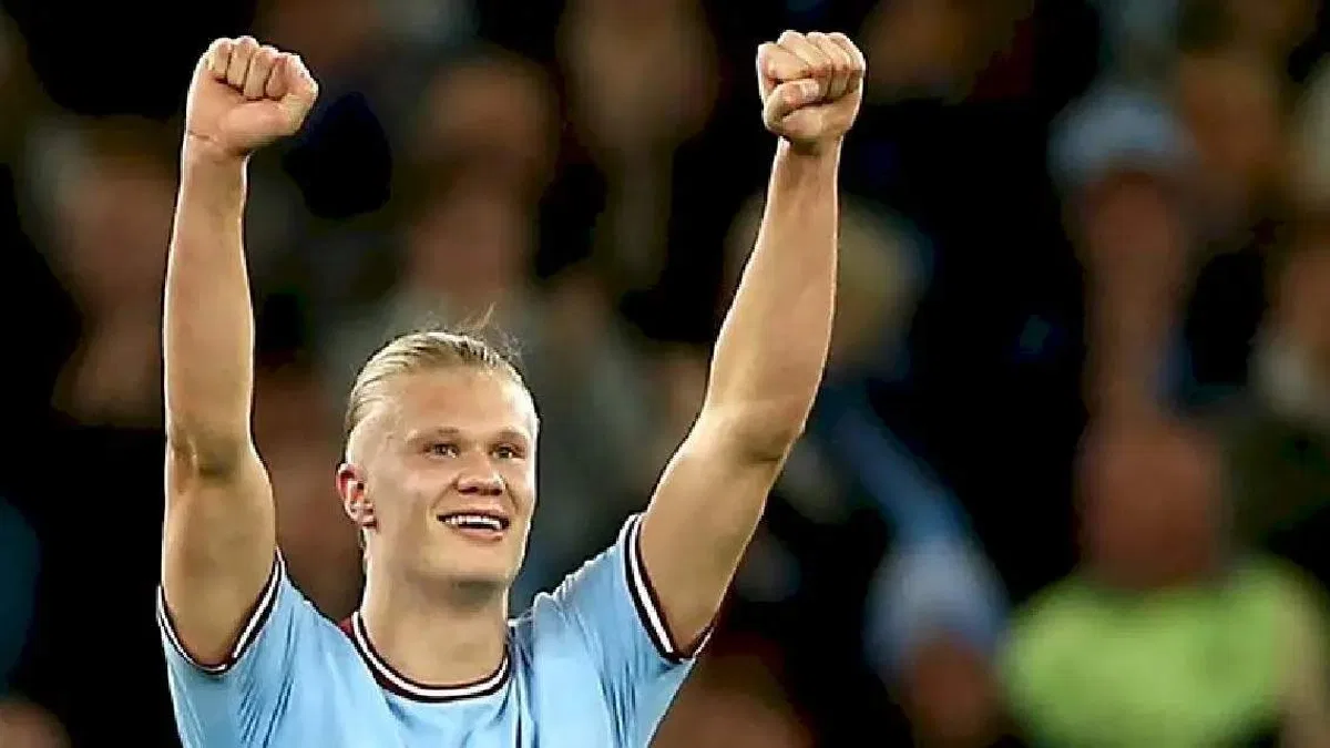 Manchester City'nin yıldızı Erling Haaland sürekli rekor kırıyor!