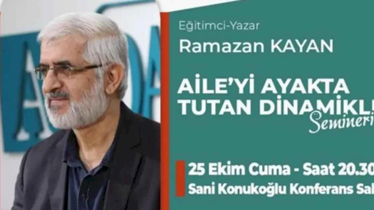 İnegöl'de “Aileyi Ayakta Tutan Dinamikler” semineri düzenlenecek