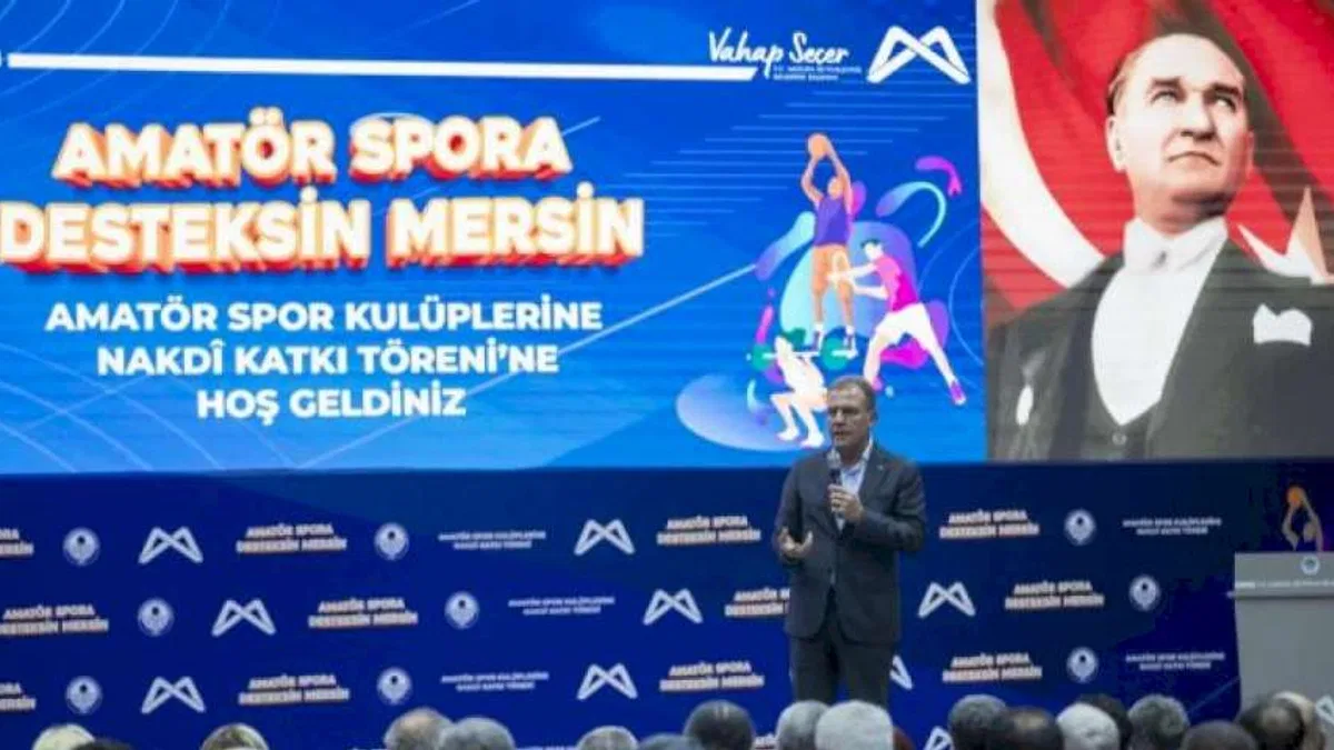 Amatör spor kulüplerine 7,5 milyon lira destek