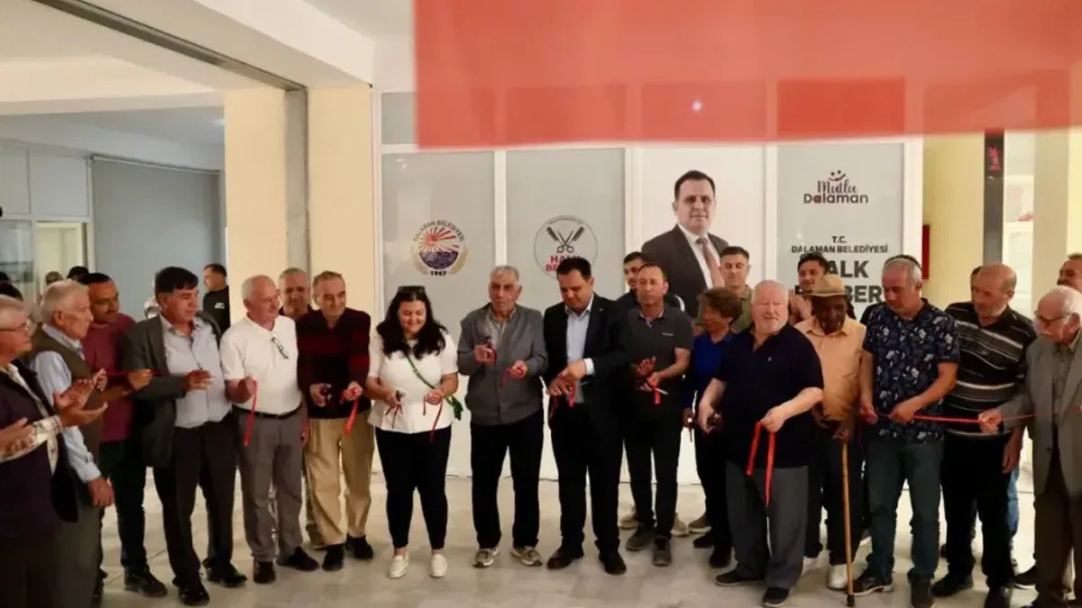 Muğla Dalaman’da Halk Berber törenle açıldı