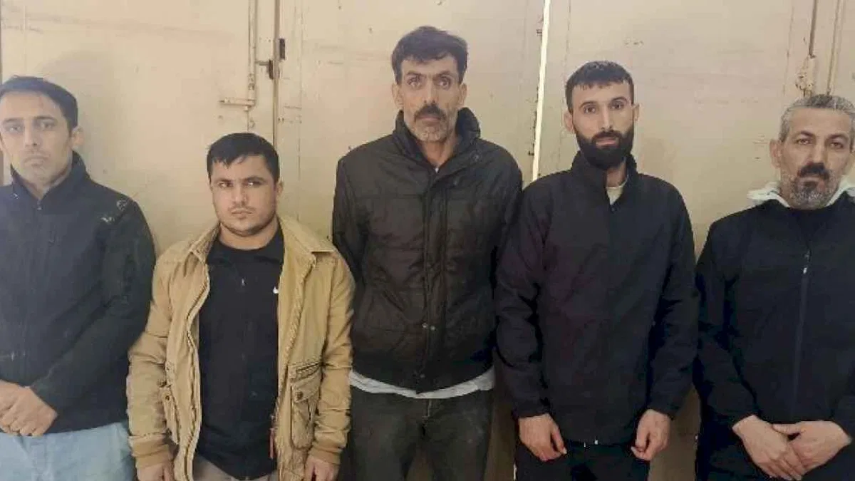 5 kaçak göçmen yakalandı