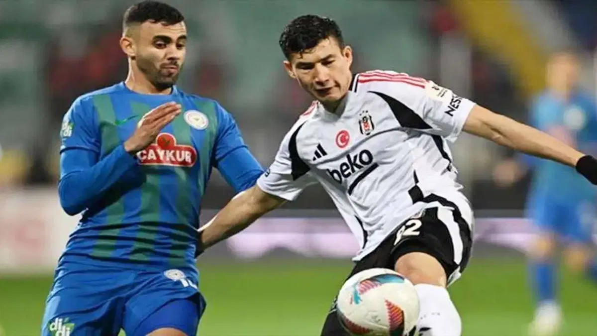 Çaykur Rizespor 1-1 Beşiktaş (Maç Sonucu) Rize'de kazanan çıkmadı!