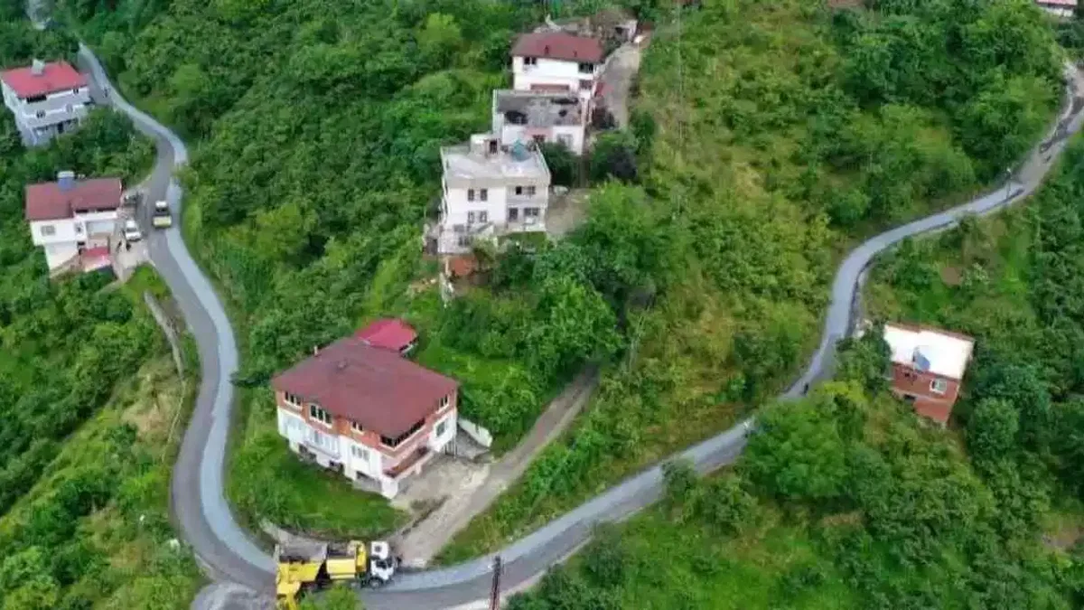 Ordu’da Yeşilköy Mahallesi modern yola kavuştu