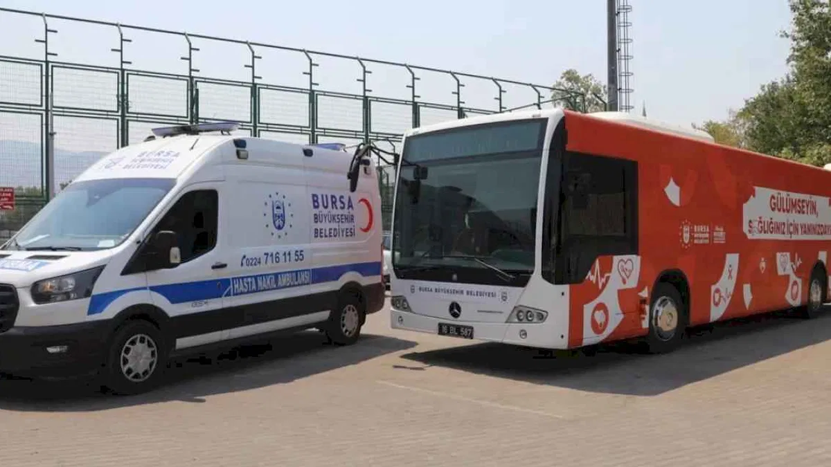 Bursa Büyükşehir'in ‘Sağlık Otobüsü’ devrede