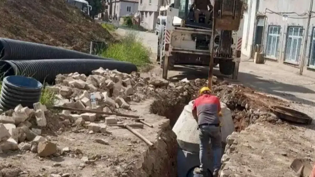Ordu Fatsa Şerefiye’ye yağmur suyu hattı