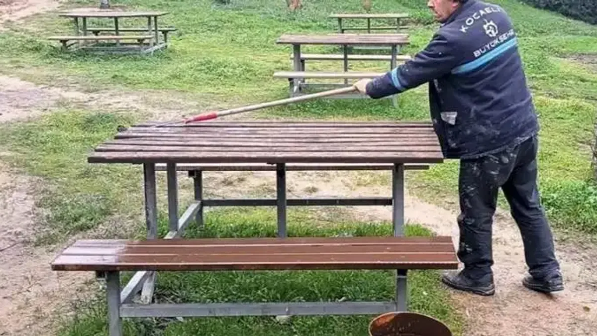 Kocaeli Gebze Gaziler Dağı Tabiat Parkı’na bakım