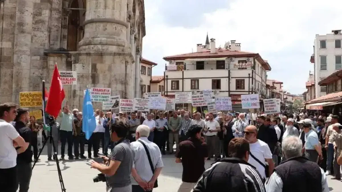 Konya’da MİLKO’dan Gazze için çağrı