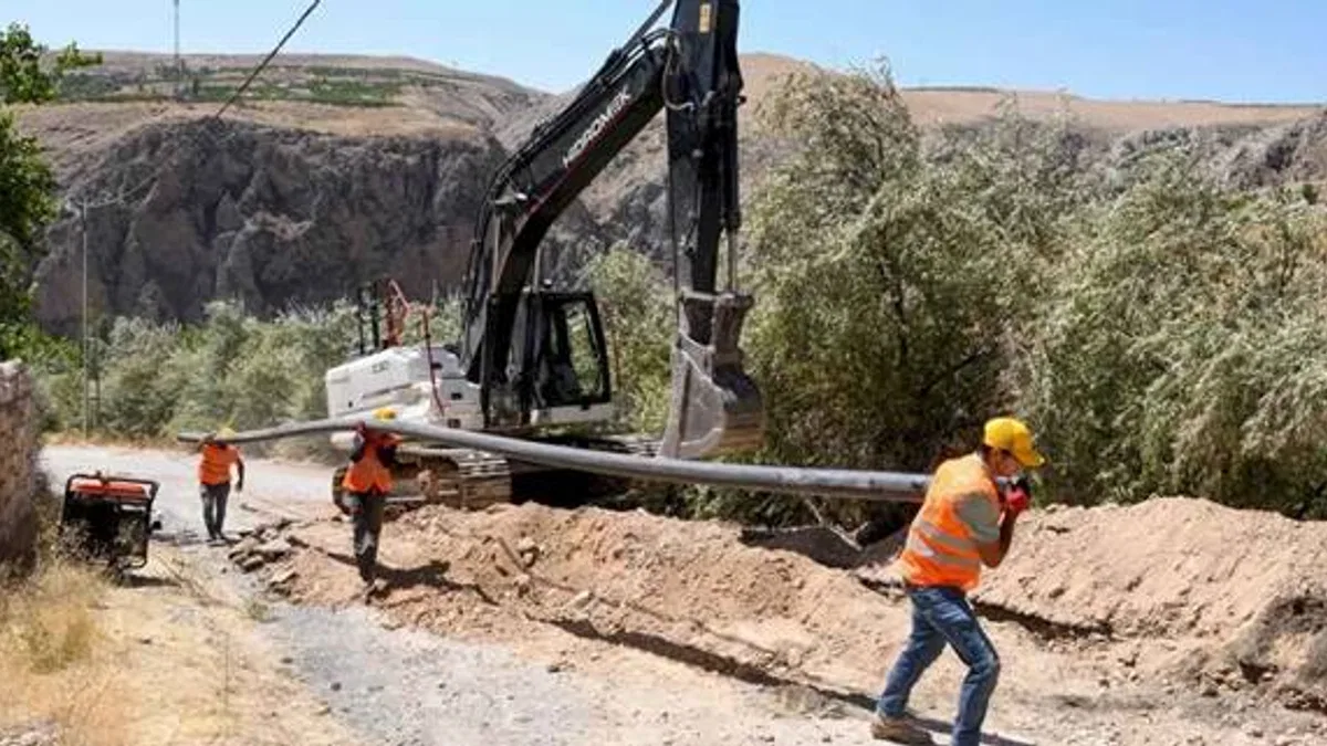 Malatya Ayvalı'ya içme suyu için yeni hat