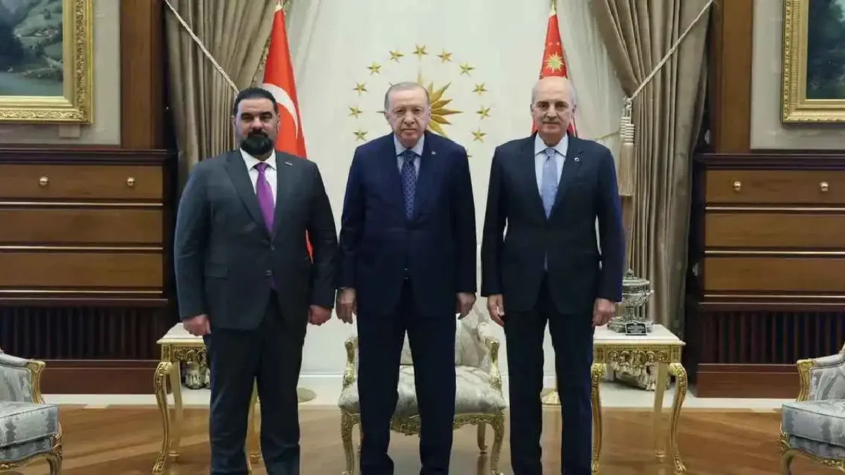Cumhurbaşkanı Erdoğan, Irak Temsilciler Meclisi Başkanı Halbusi’yi kabul etti