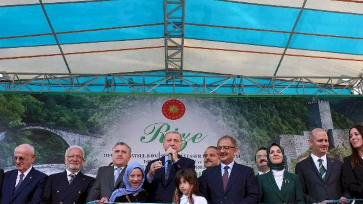Erdoğan memleketi Rize'den dünyaya mesaj verdi... Gazze'yi çaresiz bırakmayacağız!