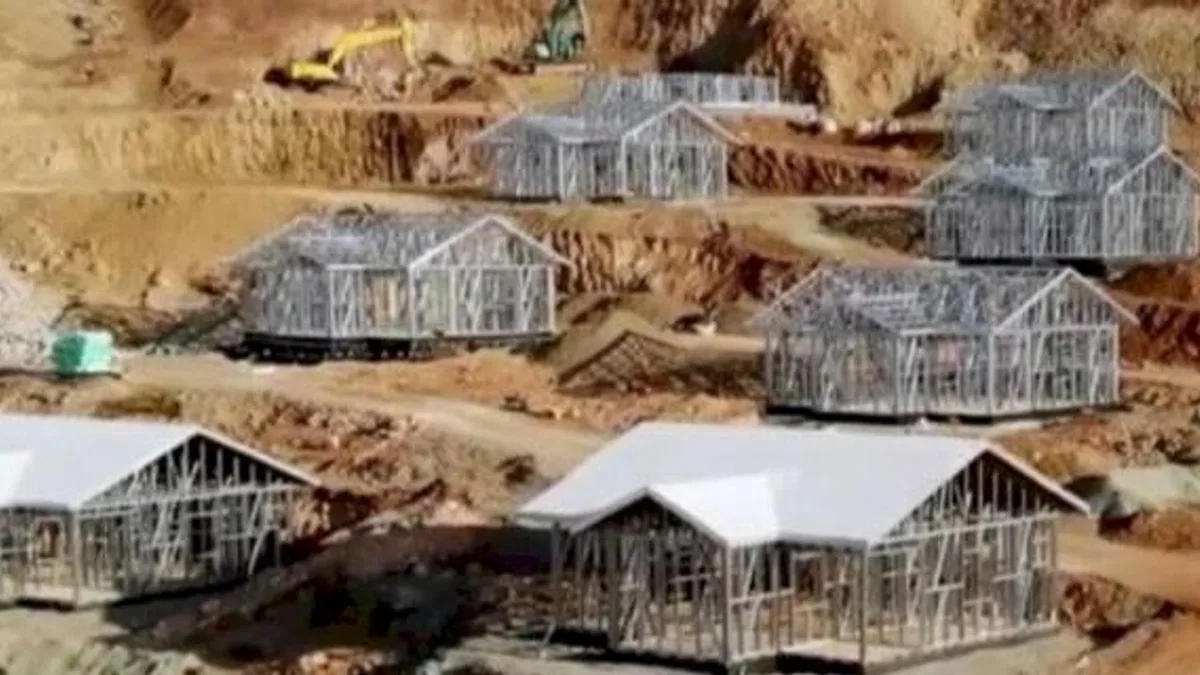 100 bin köy evi çelikten yapılacak