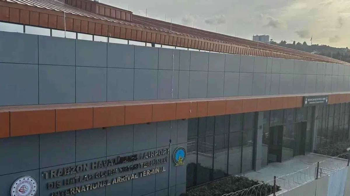 Trabzon Dış Hatlar Terminali açılışa gün sayıyor
