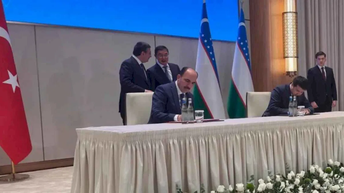 Türkiye Özbekistan iş birliği mutabakatı imzalandı