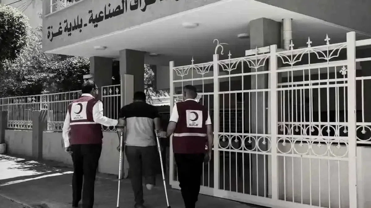 Türk Kızılay’dan Gazze’de ampüte bireylere protez desteği