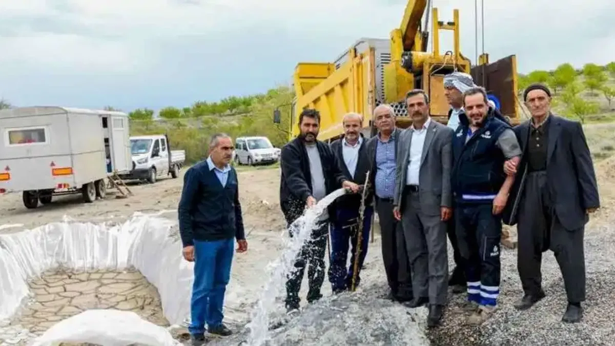 Malatya Meydancık'ta toprak altı sevindirdi