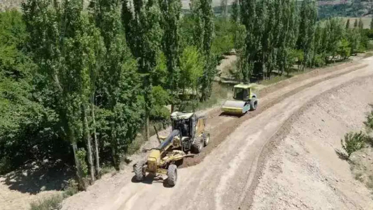 Malatya’da 3 ilçeyi bağlayan grup yolunda büyük dönüşüm