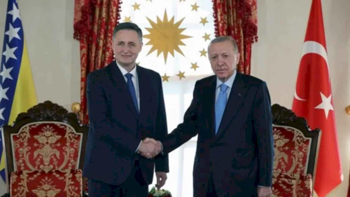Cumhurbaşkanı Erdoğan, Becirovic'le görüştü