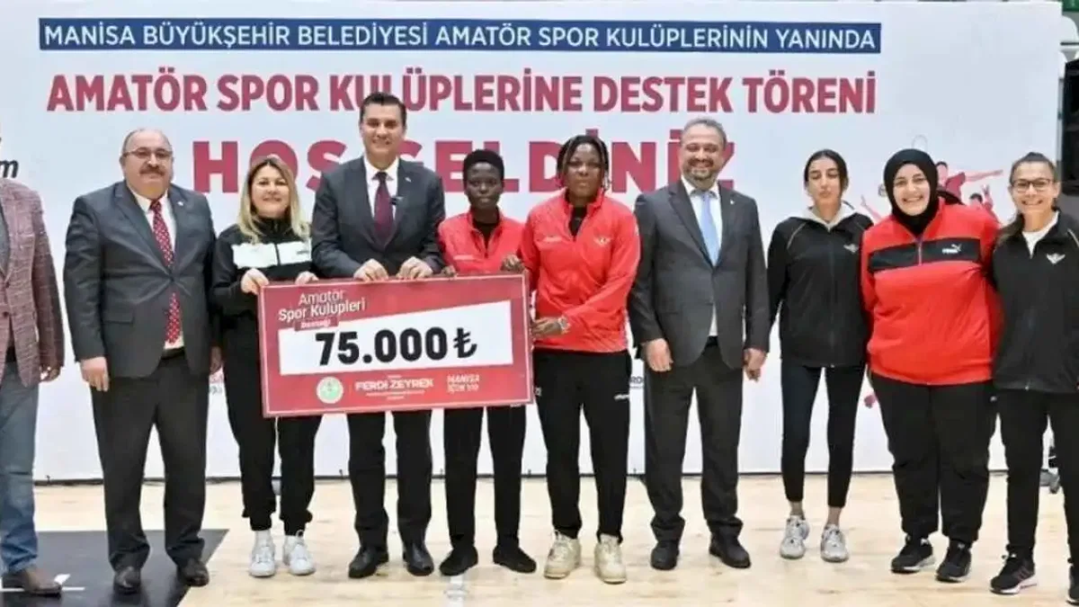 Manisa'dan amatör spor kulüplerine 4 milyon liralık destek