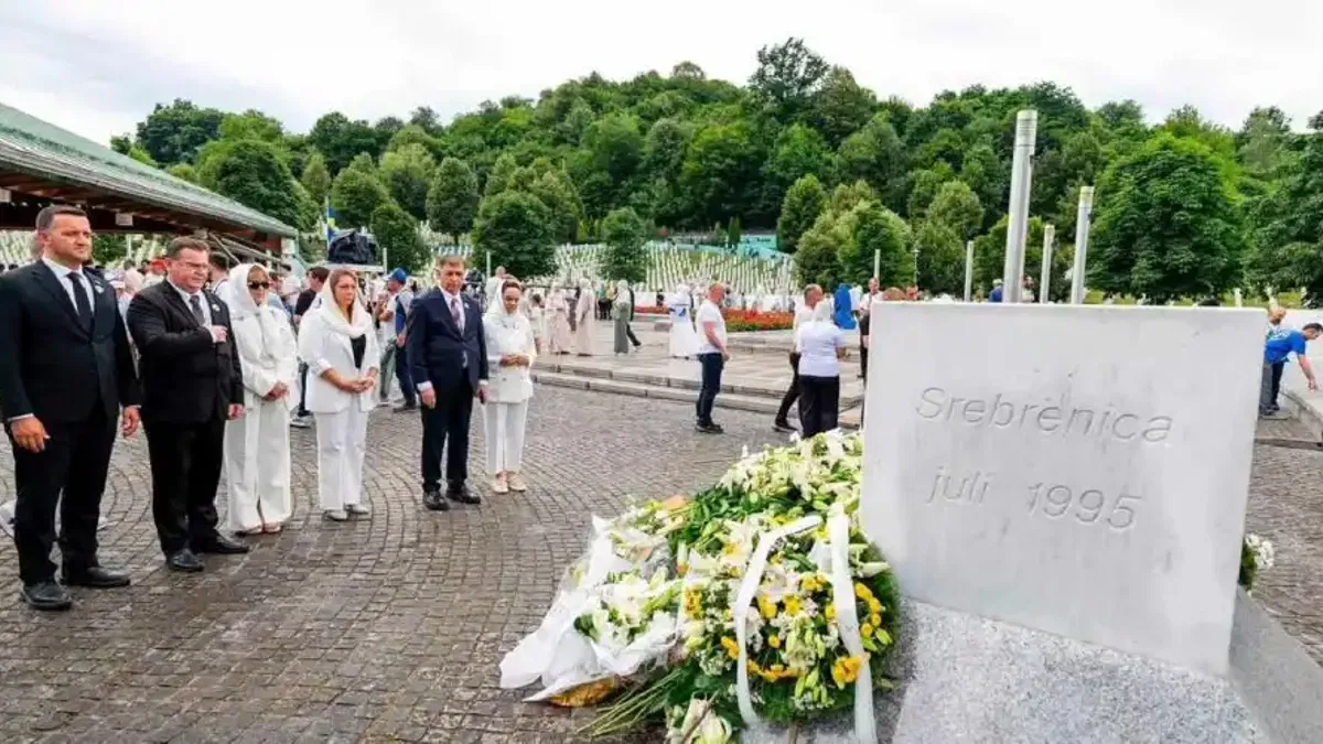 Başkan Tugay Srebrenica Katliamı’nı anma törenlerine katıldı
