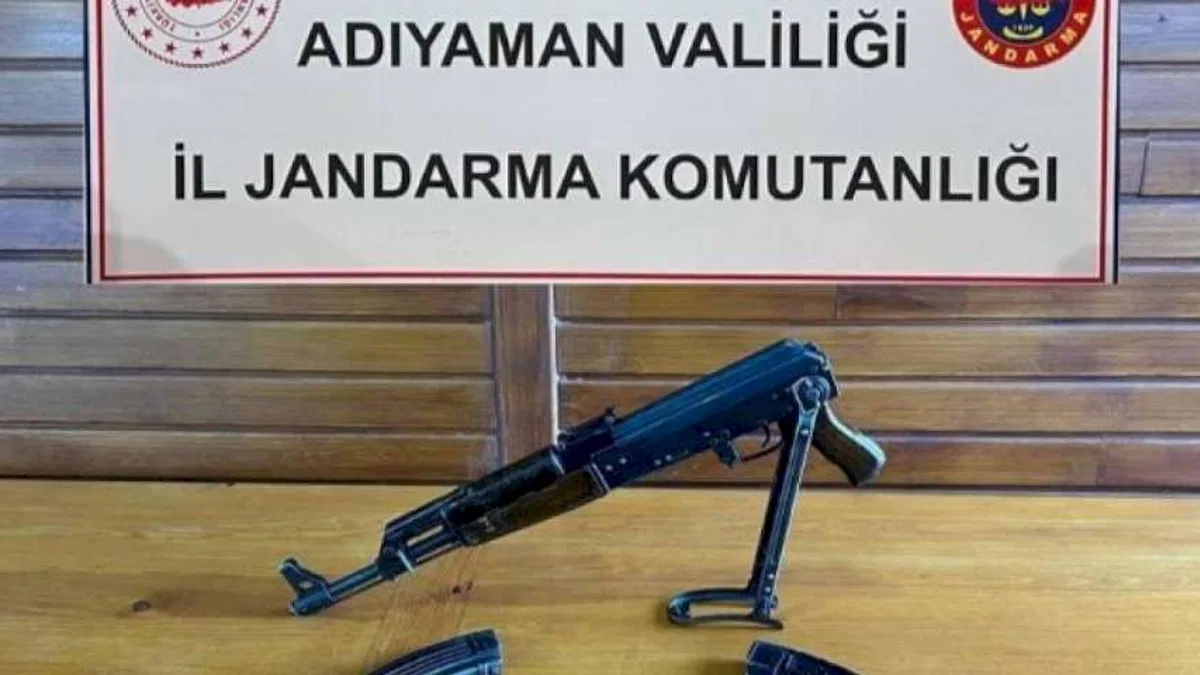Adıyaman İl Jandarma'dan silah operasyonu