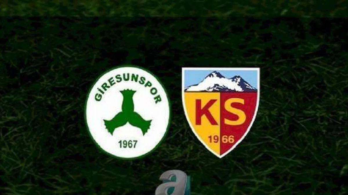 Giresunspor - Kayserispor maçı ne zaman, saat kaçta ve hangi kanalda? | Spor Toto Süper Lig