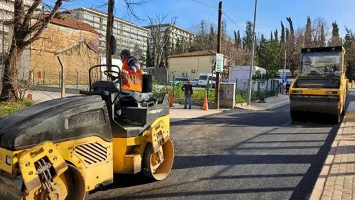 Osmangazi’de asfalt mesaisi