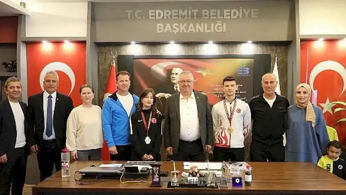Edremit Belediyesi sporcuları Türkiye şampiyonu oldu
